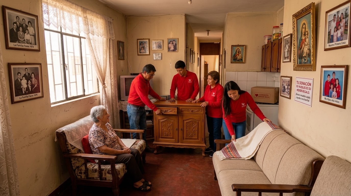El valor de soltar: cómo donar y ayudar con tus muebles en Lima