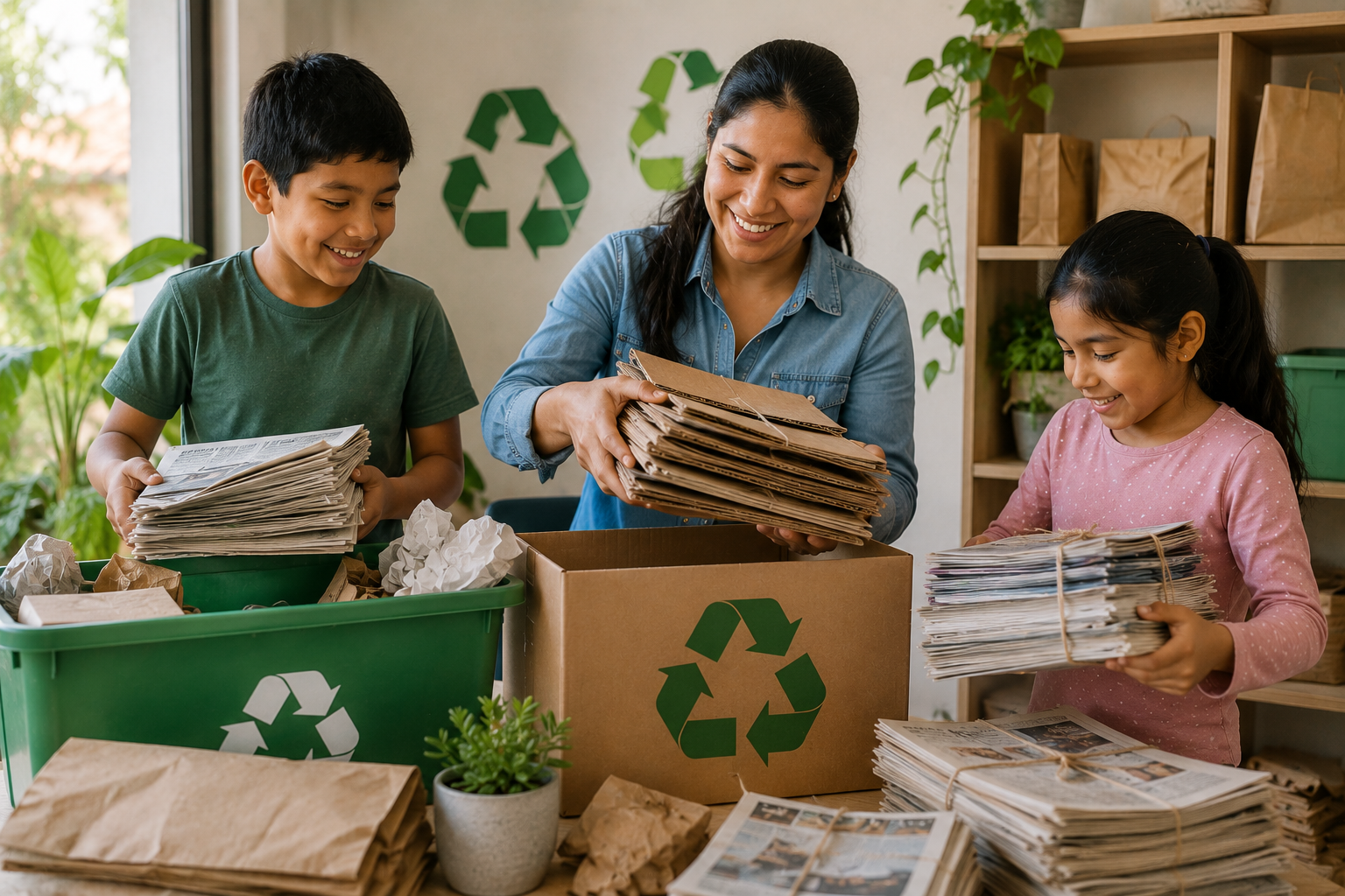 Reciclaje de papel y cartón en Lima la importancia de reutilizar residuos para cuidar el planeta y ayudar a construir un futuro sostenible